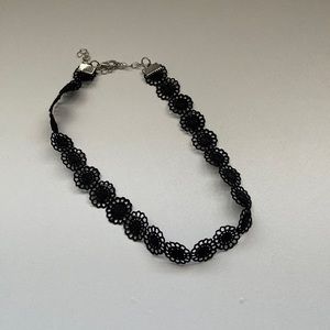 black lace choker
